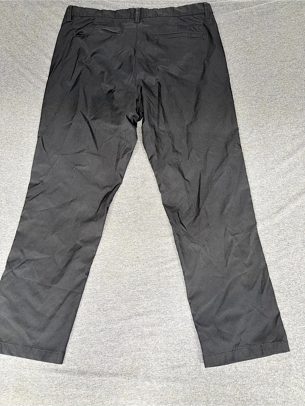 English Laundry Men Straight Fit Plain Chino Pants Men's Straight Fit Black size